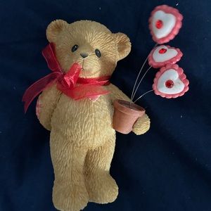 “You make my heart bloom” Cherished Teddies figurine